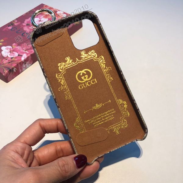 Gucci手機殼 Gucci手機套 蜜蜂刺繡款 Gucci古馳手腕帶手機殼  mmk1081